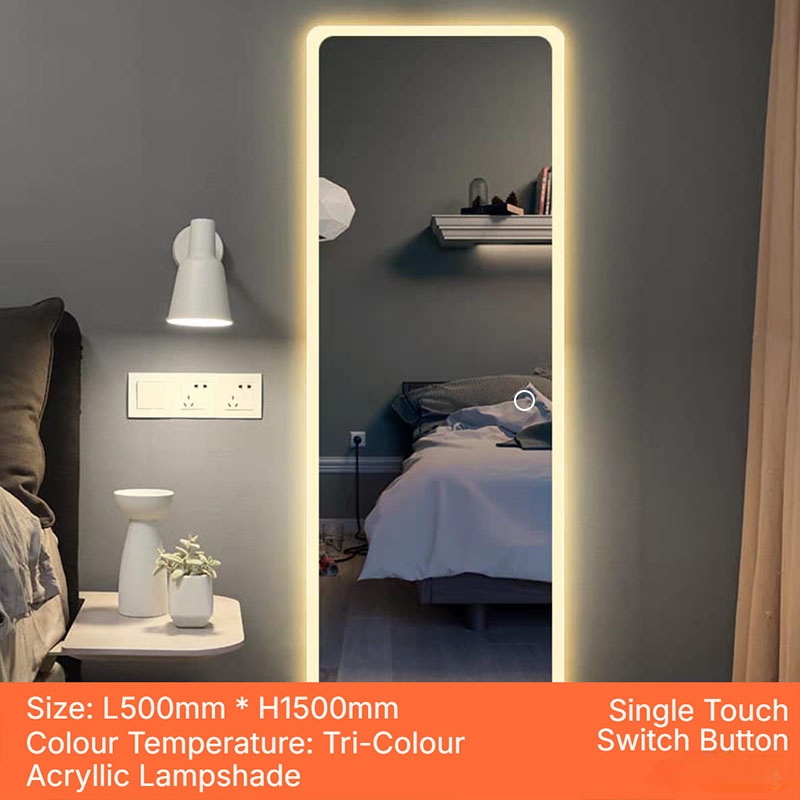 Rectangle LED Mirror Light 500mm * 1500mm (W016/1500x500 R)