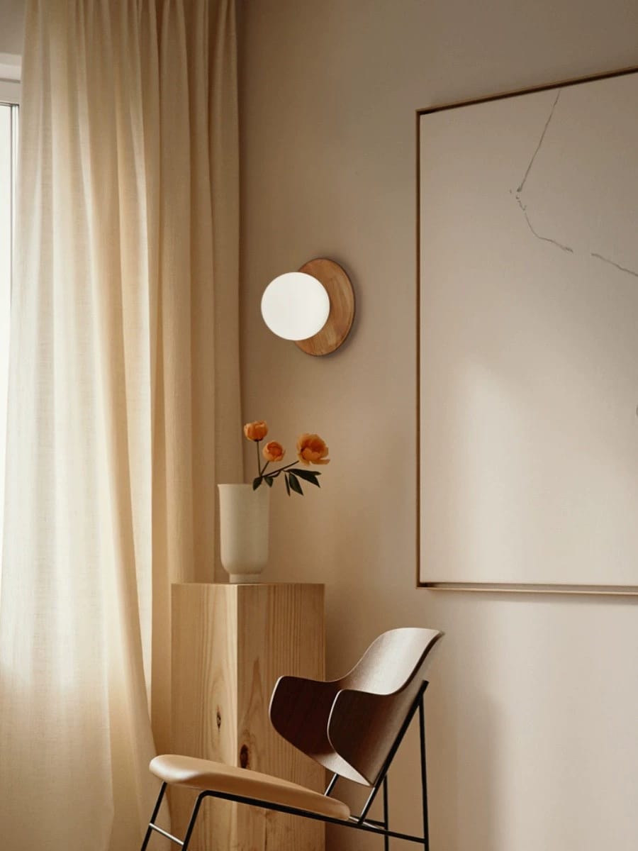 Modern Wood Wall Light
