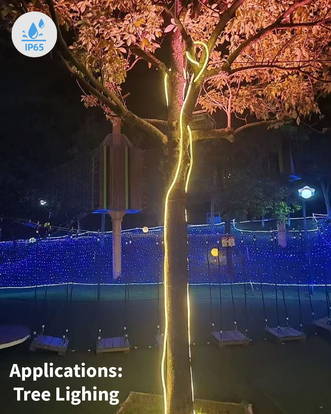 240V IP65 Weatherproof Outdoor Rope LED Strip Light