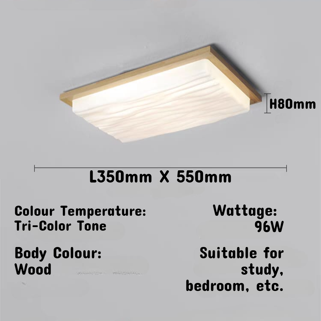 Emberwood Wave Ceiling Light
