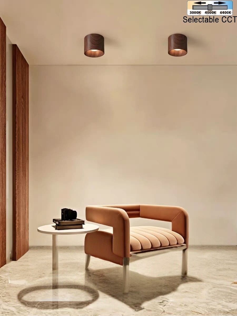 Nordic Wood Surface Mounted Light