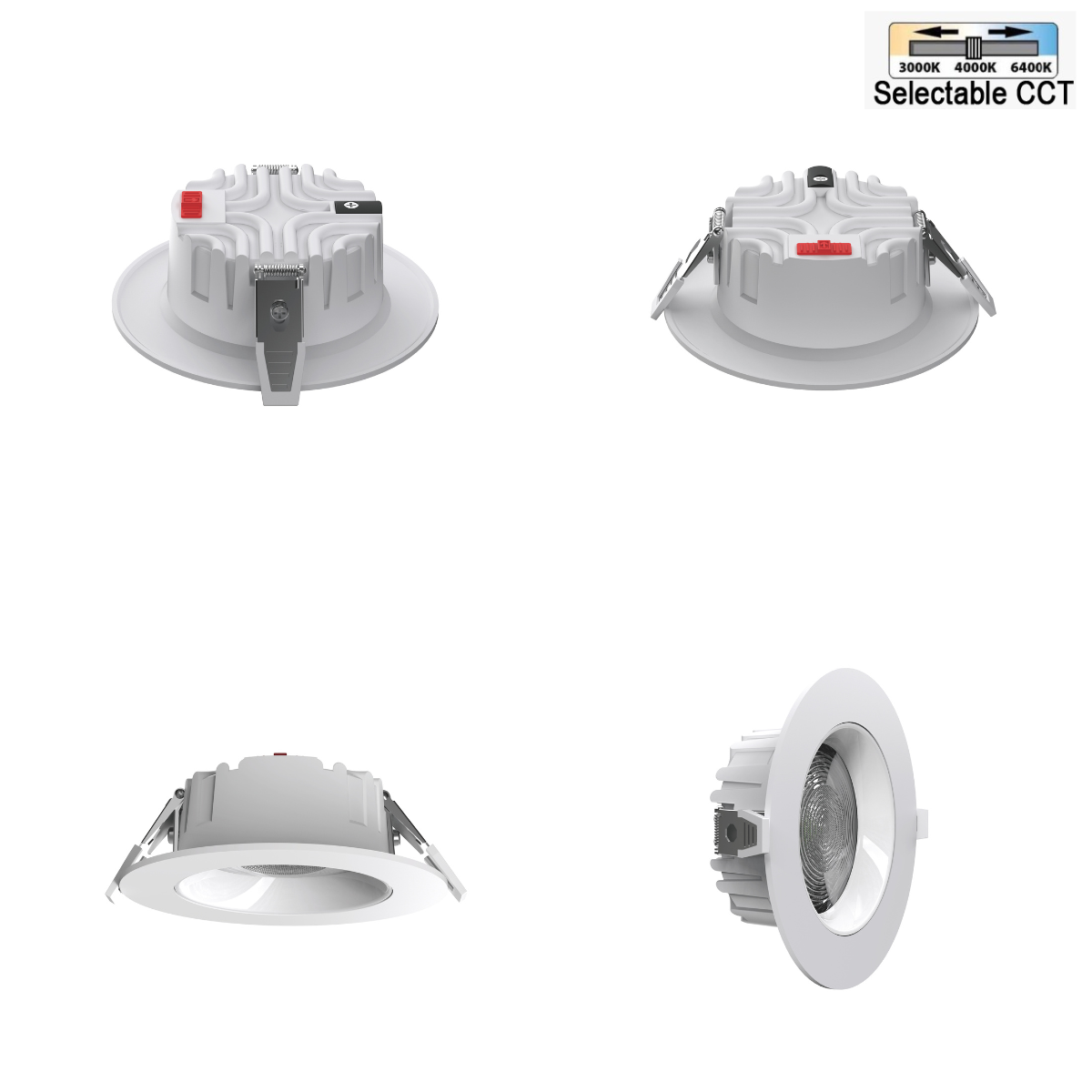 Tri-Color LED Recessed Downlight (9W/13W/18W/23W/37W/36W)