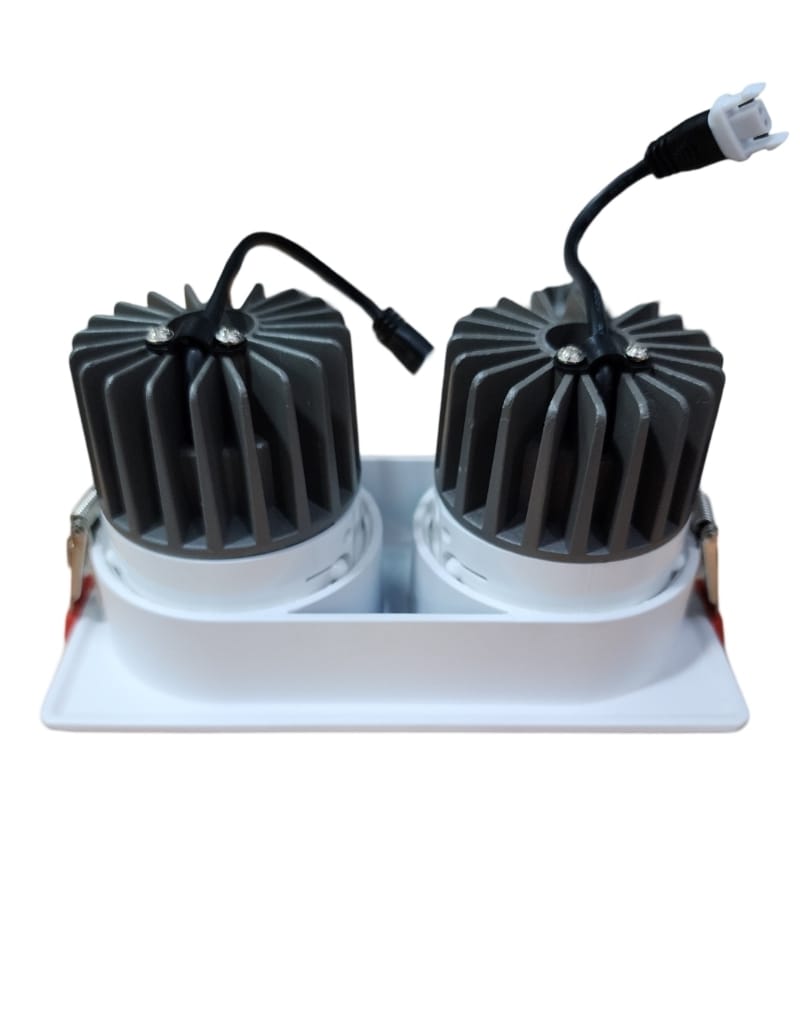 COB 12W Bulb Double Casing (12Wx2-WH)