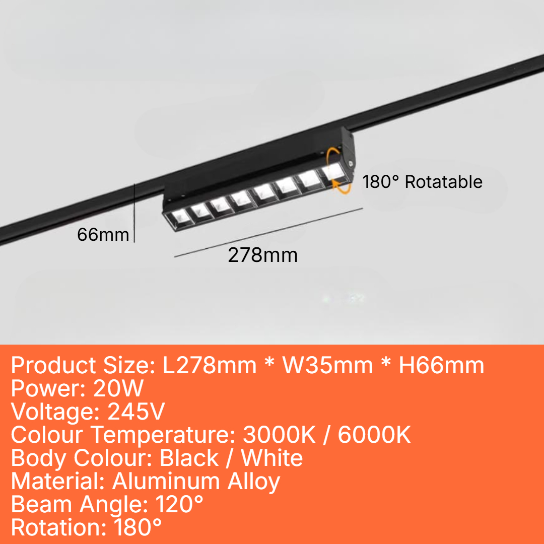 Normal Track Round Fold Spotlight