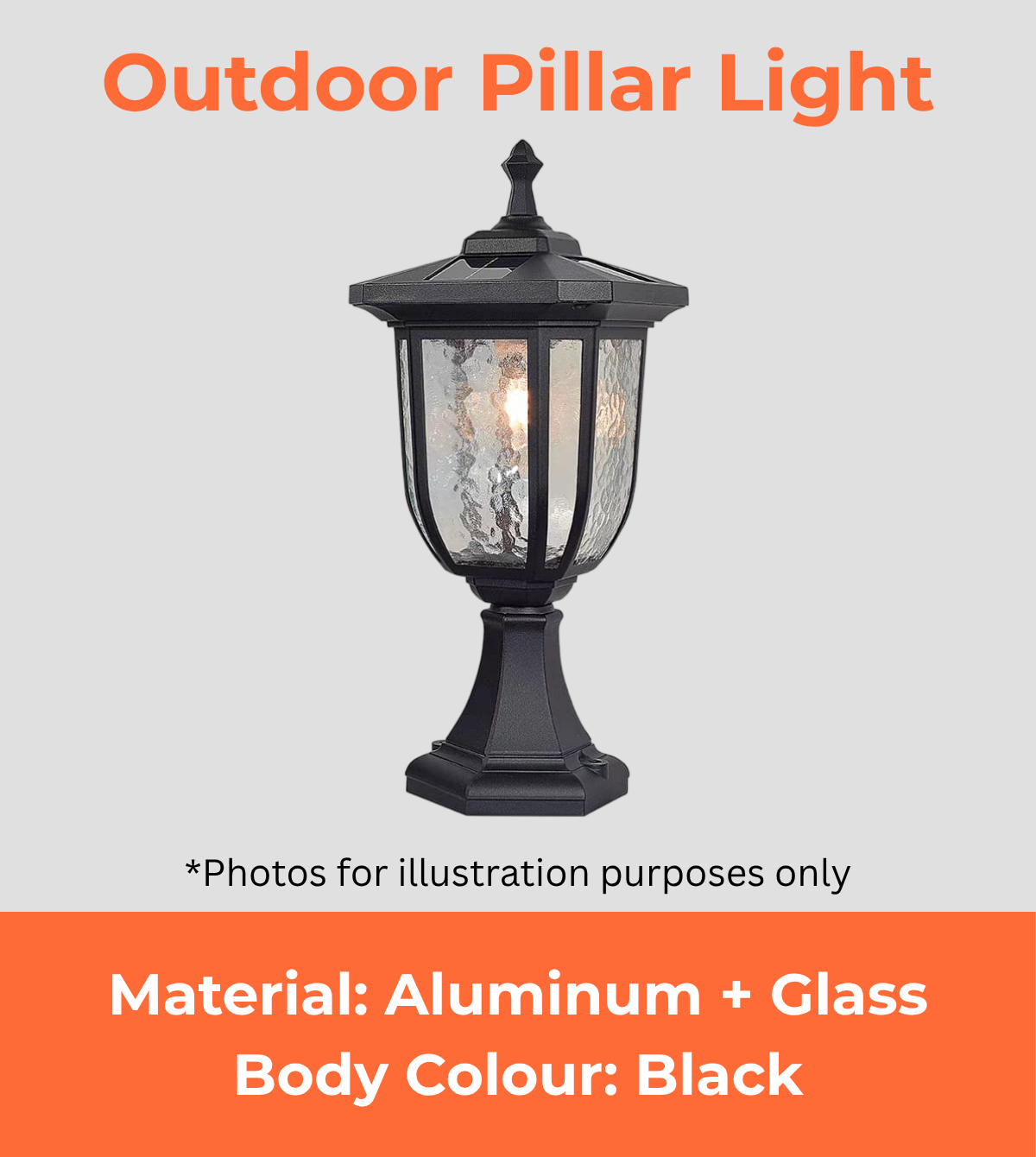 Outdoor Pillar Light