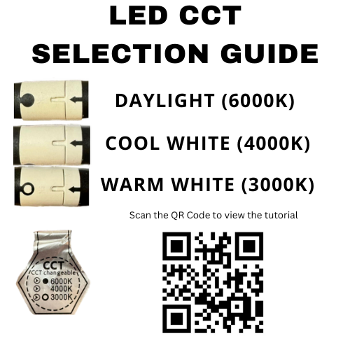Spotlight with Small Hole (CCT-7W WH/BK)