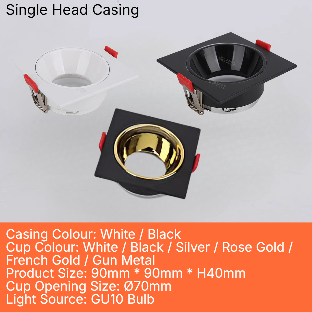 Recessed Eyeball GU10 Casings