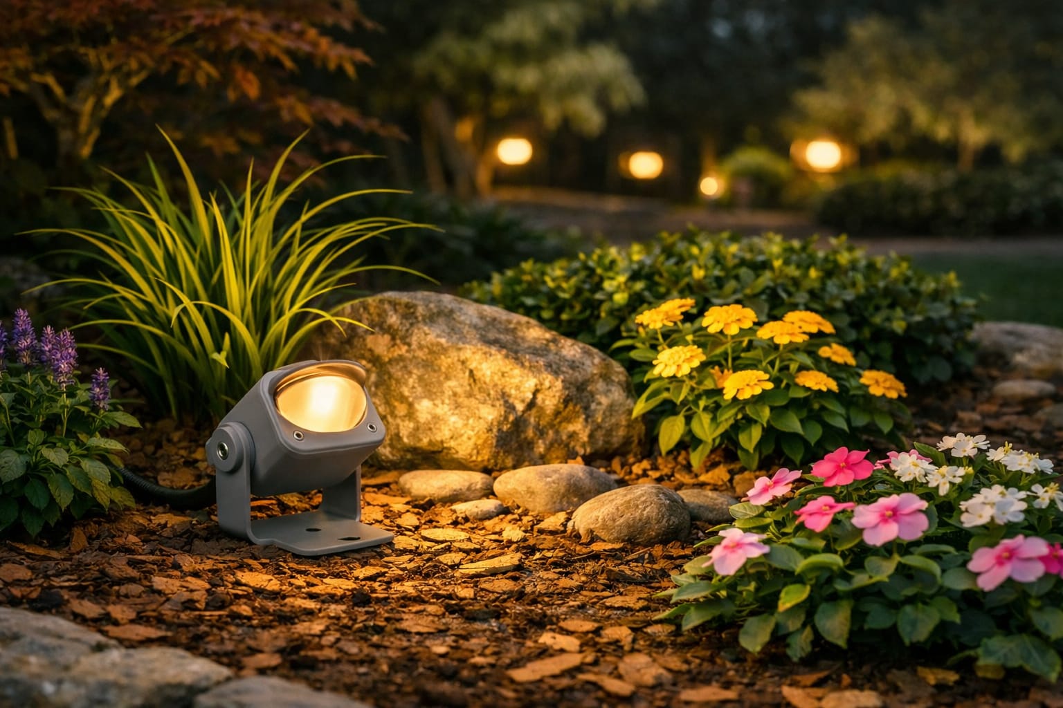 Modern Outdoor Spotlight