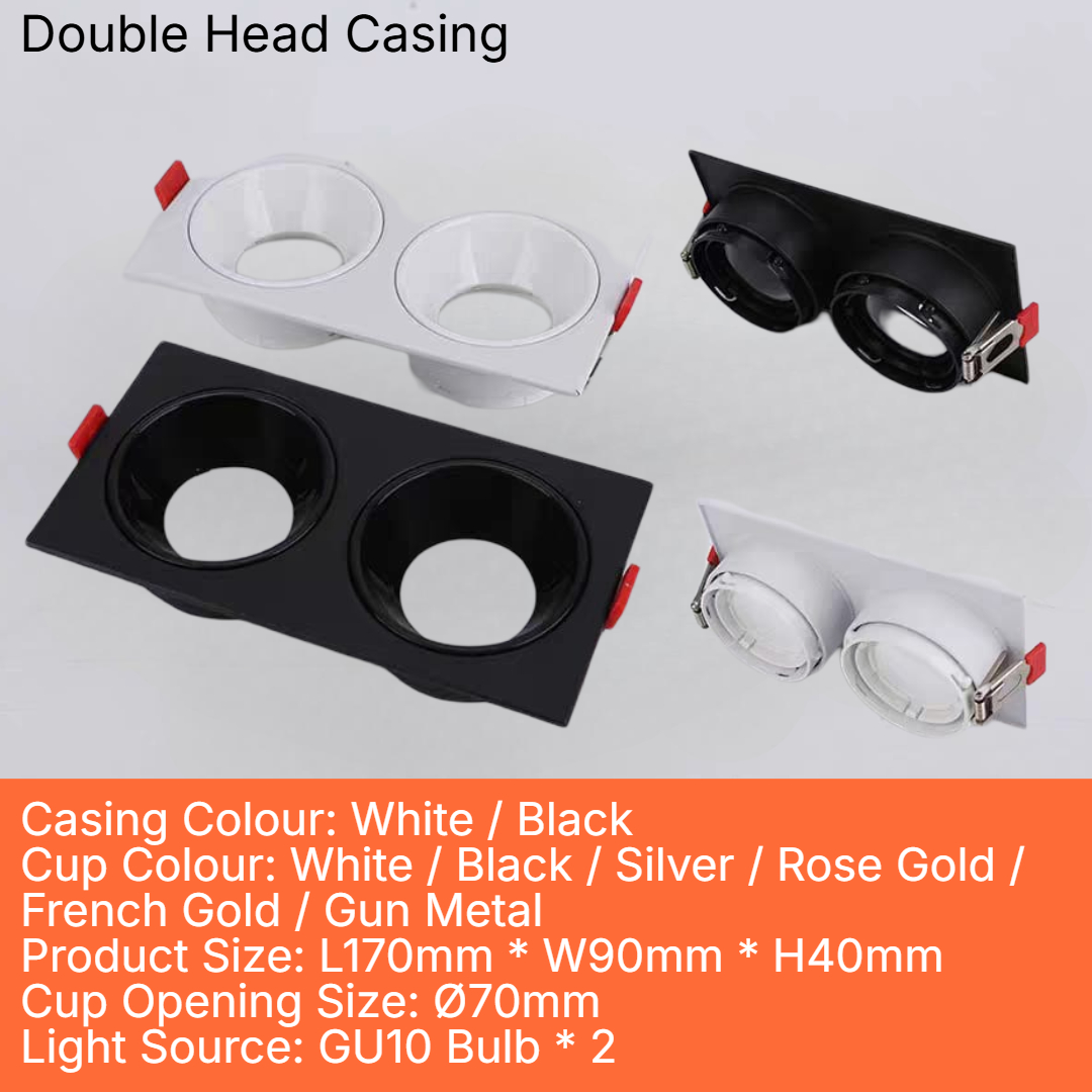 Recessed Eyeball GU10 Casings