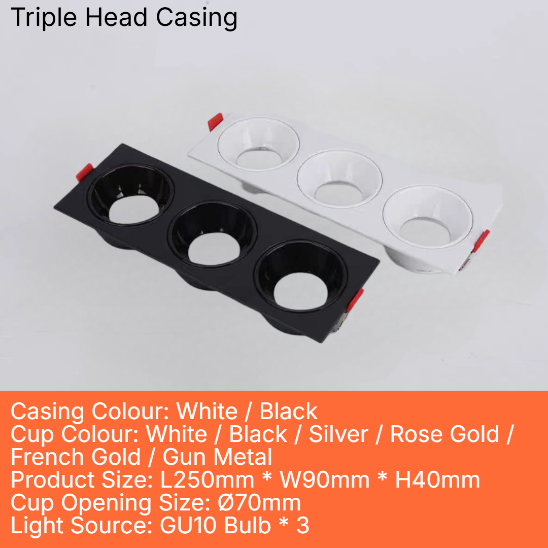 Recessed Eyeball GU10 Casings